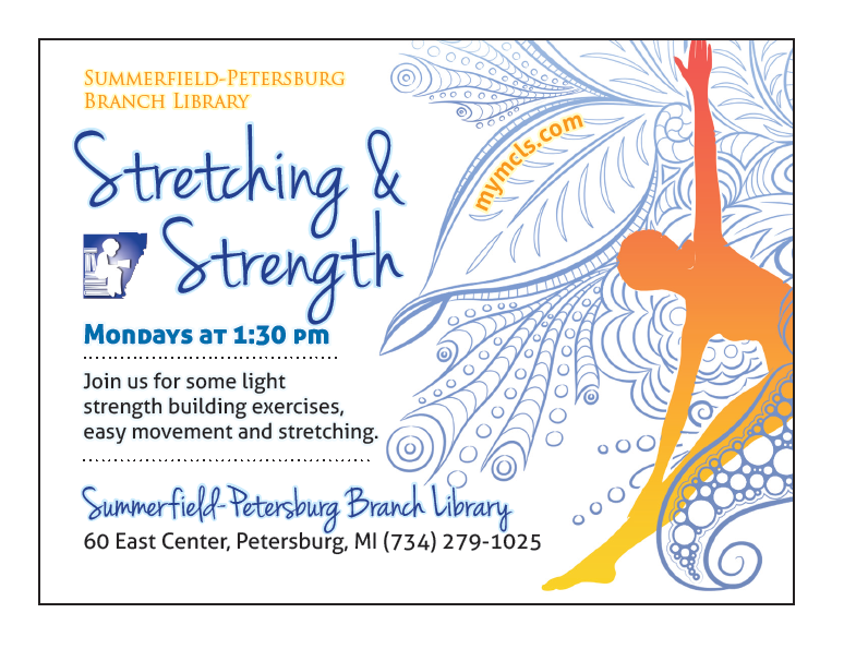 Join us for some light strength building exercises, easy movement and stretching.