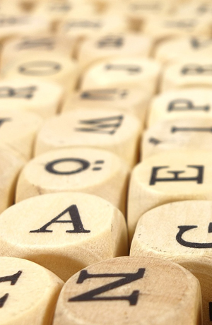 Image of alphabet tiles