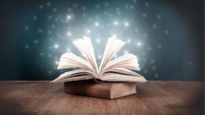 image of an open book