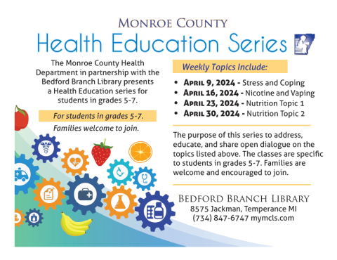 Monroe County Health Education Series Flier