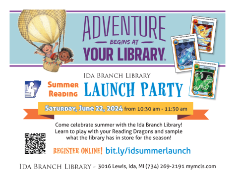 Summer Reading Launch Party Flyer