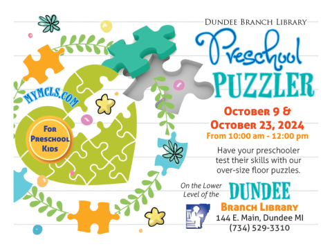 Preschool Puzzler Dundee