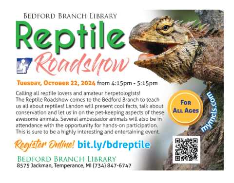 Reptile Roadshow Flyer