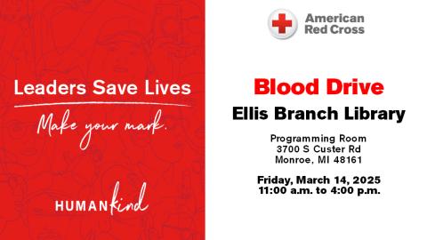 Leaders save lives! Give blood.