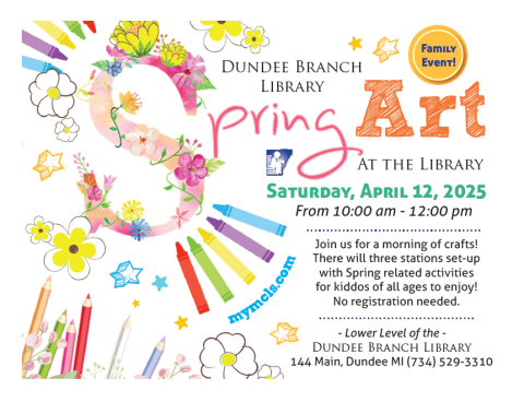 Spring Art at the Library - Dundee