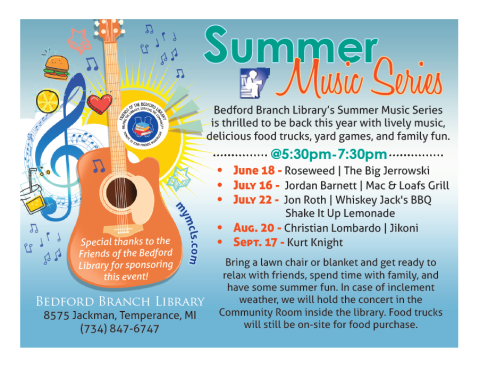 Summer Music Series Flyer