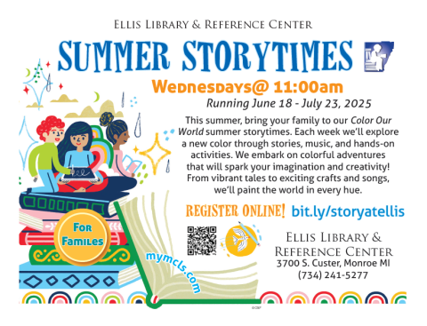 Summer Storytimes at Ellis