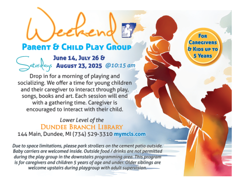 Summer Weekend Parent Child Play Group -Dundee