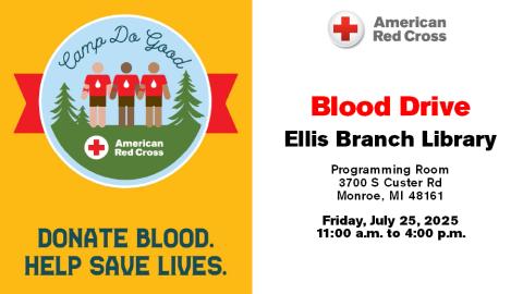 American Red Cross Blood Drive- Give Blood Today