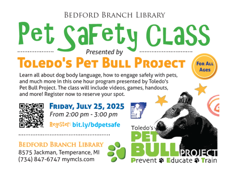 Pet Safety Class presented by Toledo's Pet Bull Project