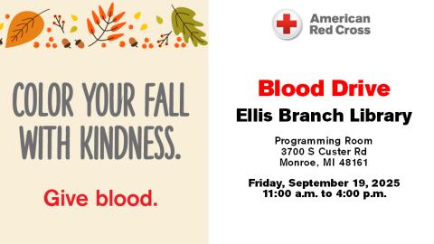 American Red Cross Blood Drive- Give Blood Today