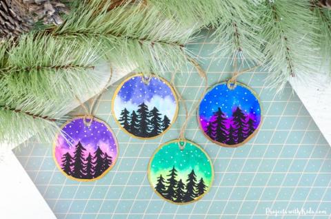 Watercolor Ornaments