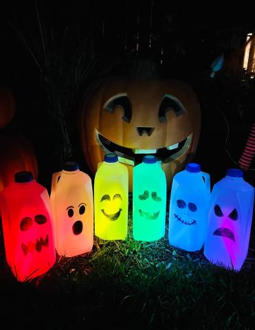 Milk jug ghosts