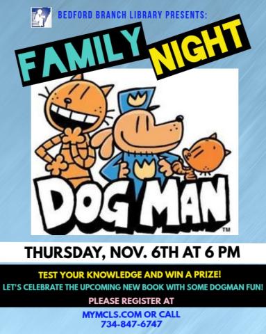 Dog Man Program - Family Night