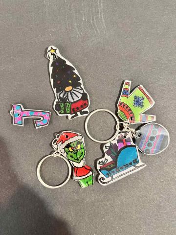 Shrinky Dink Keychains