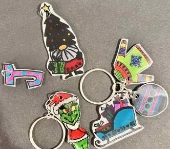 Shrinky Dink Keychains