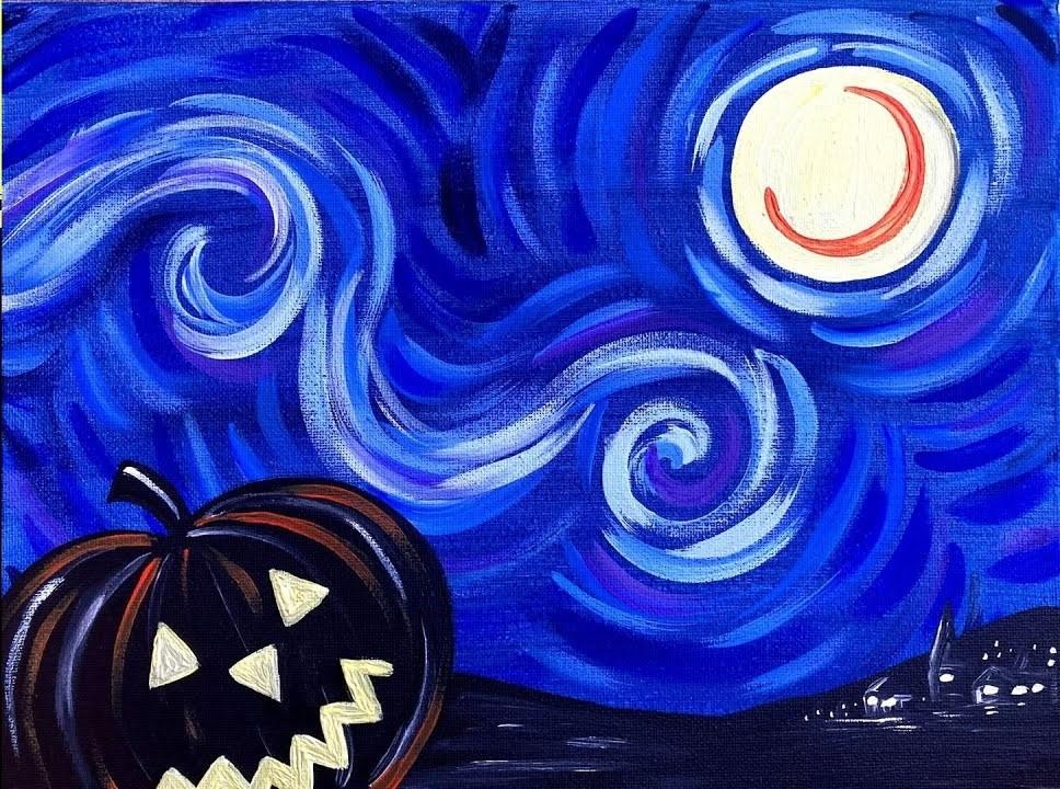 Starry Halloween Night