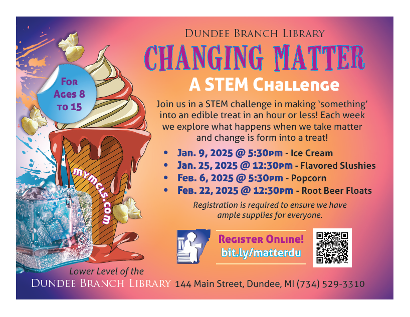 Changing Matter: STEM Program Dundee 