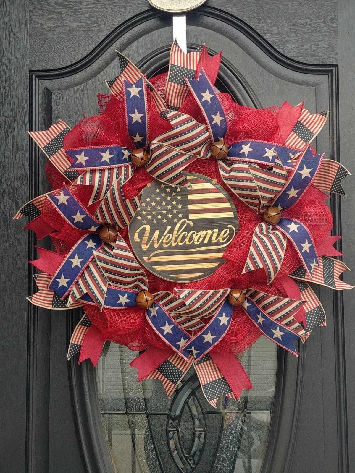4th of July wreath
